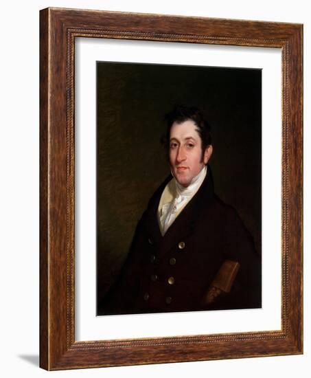 Colonel Mendes Cohen, C.1838-Rembrandt Peale-Framed Giclee Print