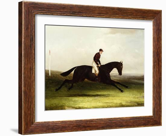 Colonel Pearson's 'Achievement' with J. Chalmer Up in a Landscape-William Joseph Shayer-Framed Giclee Print