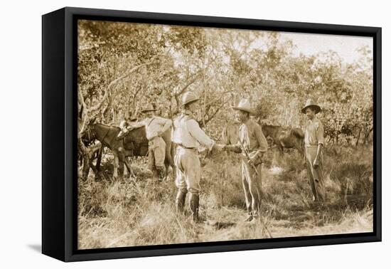 Colonel Percy Harrison Fawcett (1867-1925) in Brazil, 1925-English Photographer-Framed Premier Image Canvas