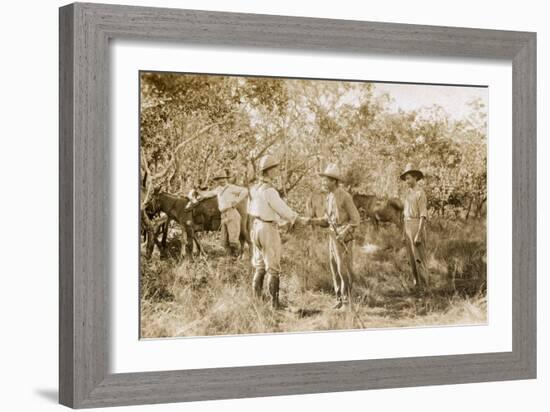 Colonel Percy Harrison Fawcett (1867-1925) in Brazil, 1925-English Photographer-Framed Photographic Print