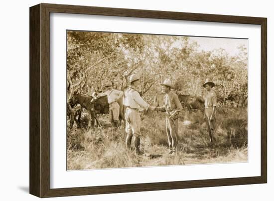 Colonel Percy Harrison Fawcett (1867-1925) in Brazil, 1925-English Photographer-Framed Photographic Print