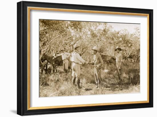Colonel Percy Harrison Fawcett (1867-1925) in Brazil, 1925-English Photographer-Framed Photographic Print