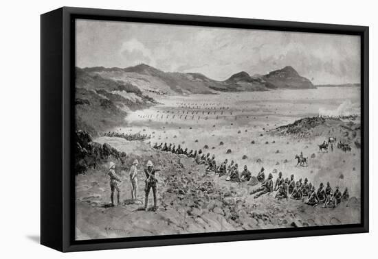 Colonel Pilcher's Attack on Sunnyside Kopje, from 'South Africa and the Transvaal War'-Louis Creswicke-Framed Premier Image Canvas