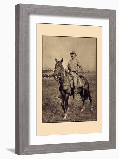 Colonel Roosevelt of the Rough Riders-null-Framed Art Print