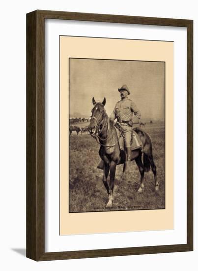 Colonel Roosevelt of the Rough Riders-null-Framed Art Print