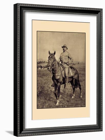 Colonel Roosevelt of the Rough Riders-null-Framed Art Print