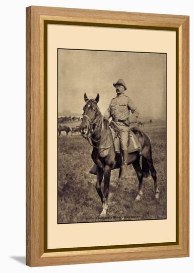 Colonel Roosevelt of the Rough Riders-null-Framed Stretched Canvas