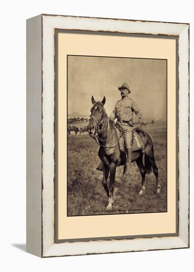 Colonel Roosevelt of the Rough Riders-null-Framed Stretched Canvas