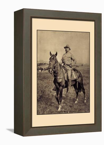 Colonel Roosevelt of the Rough Riders-null-Framed Stretched Canvas