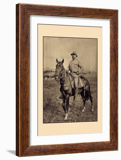 Colonel Roosevelt of the Rough Riders-null-Framed Premium Giclee Print