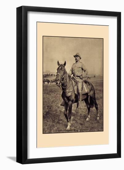 Colonel Roosevelt of the Rough Riders-null-Framed Premium Giclee Print