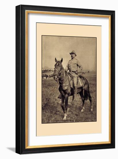 Colonel Roosevelt of the Rough Riders-null-Framed Premium Giclee Print