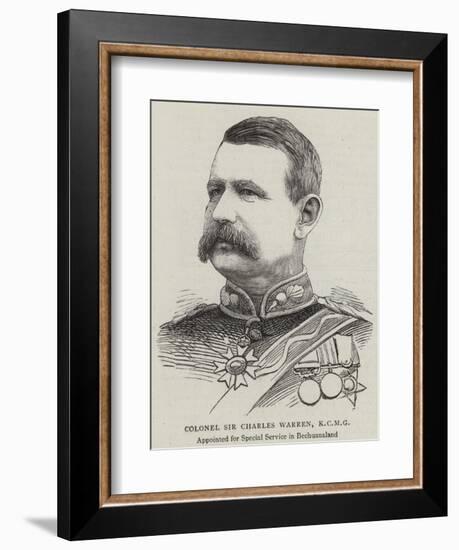 Colonel Sir Charles Warren-null-Framed Giclee Print