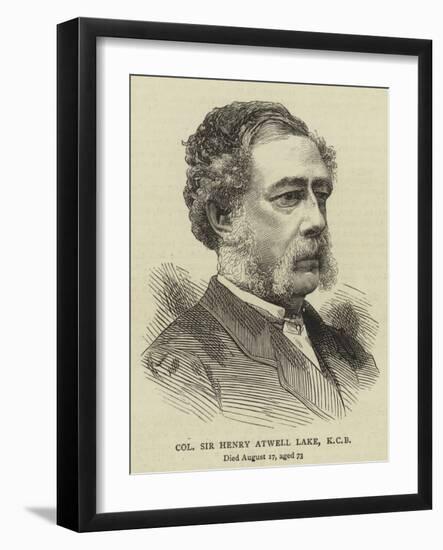 Colonel Sir Henry Atwell Lake-null-Framed Giclee Print