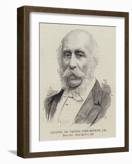 Colonel Sir Thomas Gore-Browne-null-Framed Giclee Print