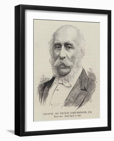 Colonel Sir Thomas Gore-Browne-null-Framed Giclee Print