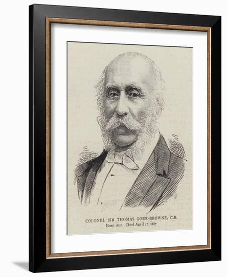 Colonel Sir Thomas Gore-Browne-null-Framed Giclee Print