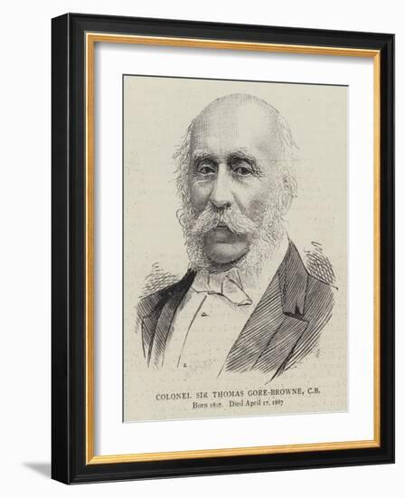 Colonel Sir Thomas Gore-Browne-null-Framed Giclee Print