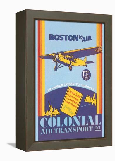 Colonial Air Transport - Boston by Air-null-Framed Stretched Canvas