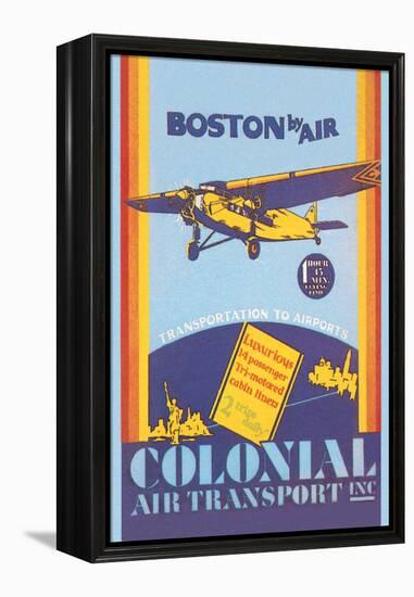 Colonial Air Transport - Boston by Air-null-Framed Stretched Canvas