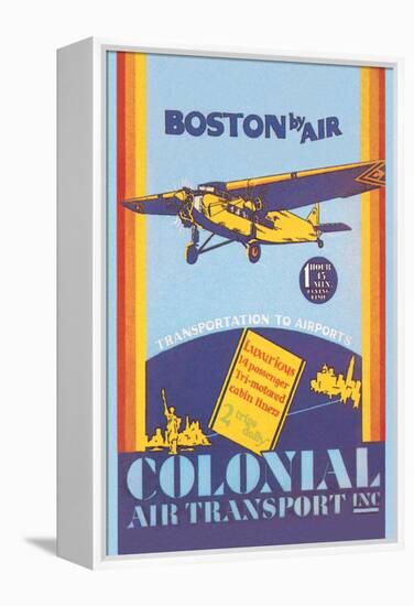 Colonial Air Transport - Boston by Air-null-Framed Stretched Canvas