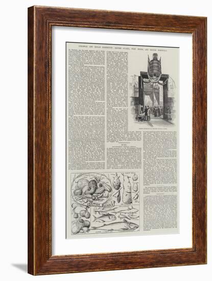 Colonial and Indian Exhibition, British Guiana, West Indies, and British Honduras-null-Framed Giclee Print