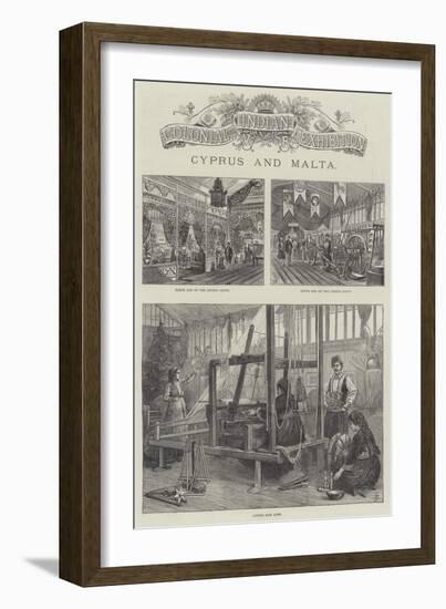 Colonial and Indian Exhibition, Cyprus and Malta-Frank Watkins-Framed Giclee Print