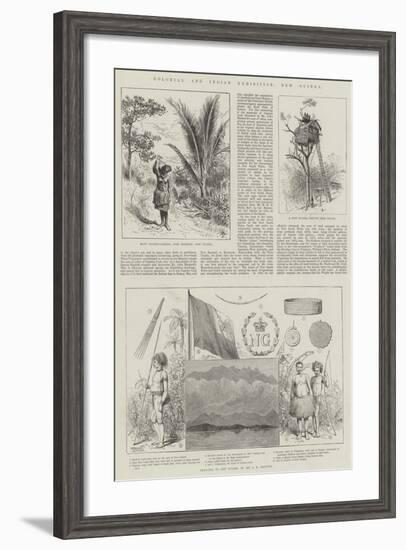 Colonial and Indian Exhibition, New Guinea-null-Framed Giclee Print