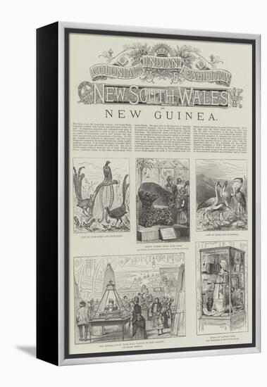 Colonial and Indian Exhibition, New South Wales and New Guinea-null-Framed Premier Image Canvas