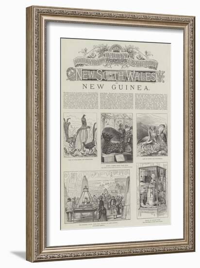 Colonial and Indian Exhibition, New South Wales and New Guinea-null-Framed Giclee Print