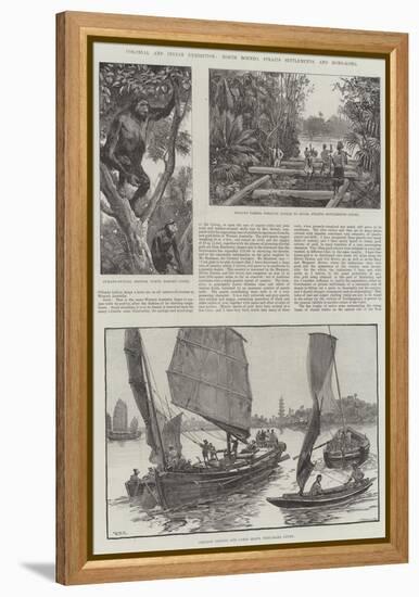 Colonial and Indian Exhibition, North Borneo, Straits Settlements, and Hong-Kong-William Heysham Overend-Framed Premier Image Canvas