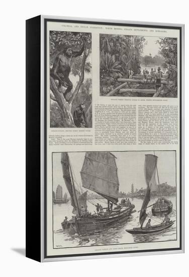 Colonial and Indian Exhibition, North Borneo, Straits Settlements, and Hong-Kong-William Heysham Overend-Framed Premier Image Canvas