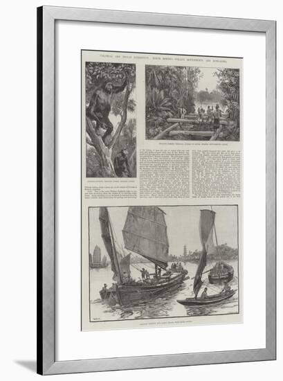 Colonial and Indian Exhibition, North Borneo, Straits Settlements, and Hong-Kong-William Heysham Overend-Framed Giclee Print