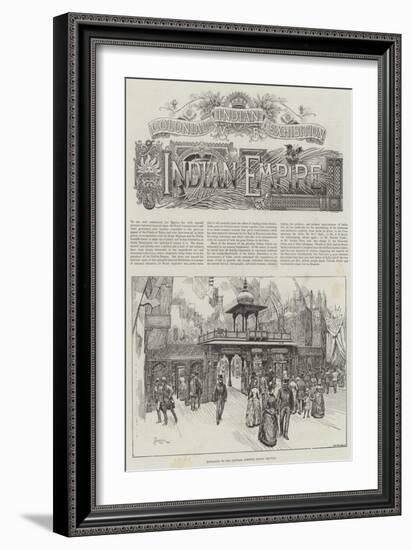 Colonial and Indian Exhibition, the Indian Empire-Amedee Forestier-Framed Giclee Print