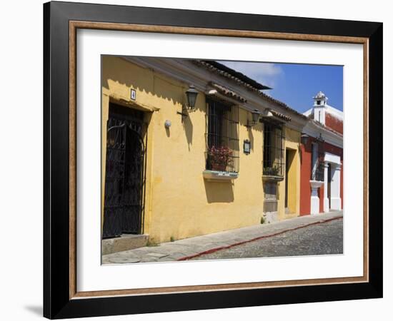 Colonial Architecture, Antigua City, Guatemala, Central America-Richard Cummins-Framed Photographic Print