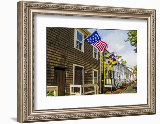 Colonial Architecture in Historic Annapolis, Maryland-Jerry Ginsberg-Framed Photographic Print