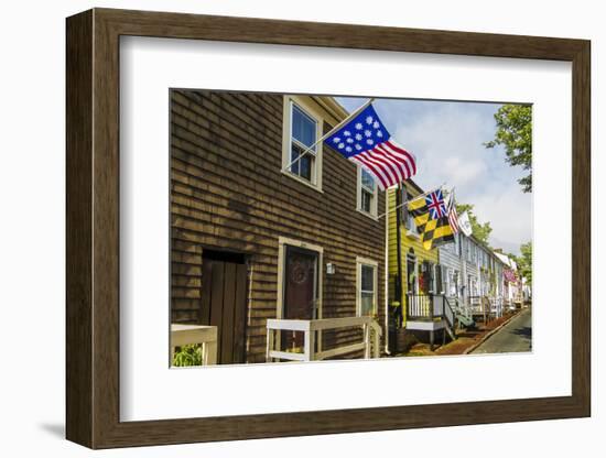 Colonial Architecture in Historic Annapolis, Maryland-Jerry Ginsberg-Framed Photographic Print