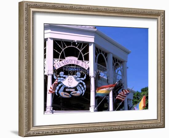 Colonial Architecture, Key West, Florida, USA-David Herbig-Framed Photographic Print