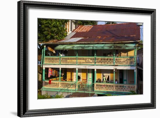 Colonial Architecture, Port Antonio, Jamaica, West Indies, Caribbean, Central America-Doug Pearson-Framed Photographic Print