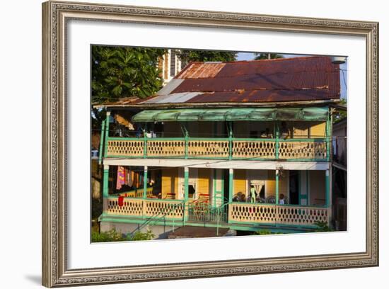 Colonial Architecture, Port Antonio, Jamaica, West Indies, Caribbean, Central America-Doug Pearson-Framed Photographic Print