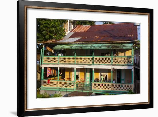 Colonial Architecture, Port Antonio, Jamaica, West Indies, Caribbean, Central America-Doug Pearson-Framed Photographic Print