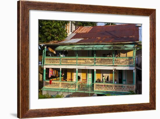 Colonial Architecture, Port Antonio, Jamaica, West Indies, Caribbean, Central America-Doug Pearson-Framed Photographic Print