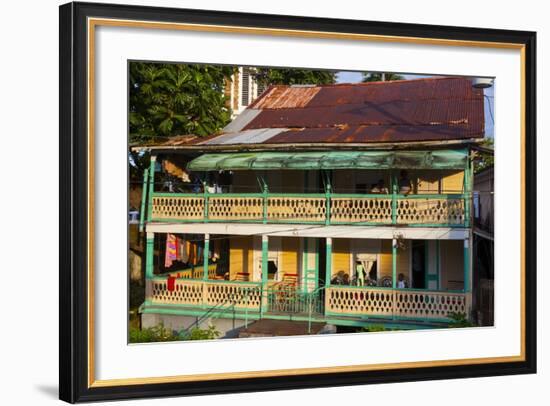 Colonial Architecture, Port Antonio, Jamaica, West Indies, Caribbean, Central America-Doug Pearson-Framed Photographic Print