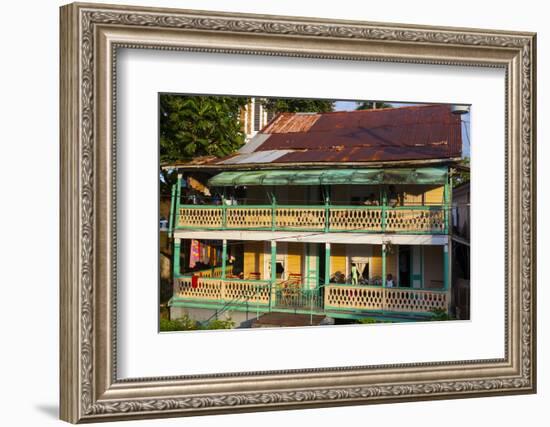 Colonial Architecture, Port Antonio, Jamaica, West Indies, Caribbean, Central America-Doug Pearson-Framed Photographic Print