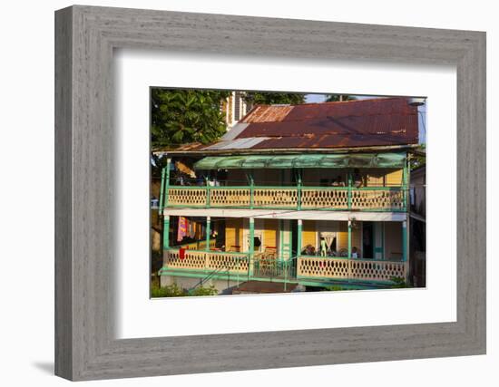 Colonial Architecture, Port Antonio, Jamaica, West Indies, Caribbean, Central America-Doug Pearson-Framed Photographic Print