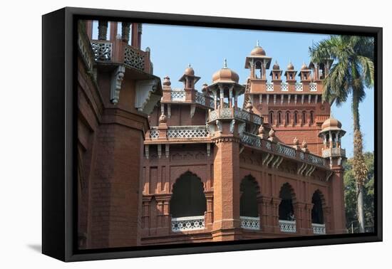 Colonial building in University of Dhaka, Bangladesh-Keren Su-Framed Premier Image Canvas