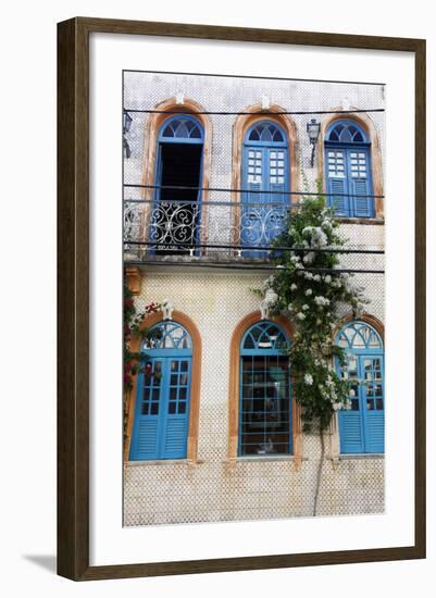 Colonial Buildings in Carmo District Right Next to Pelourinho, Salvador (Salvador de Bahia), Brazil-Yadid Levy-Framed Photographic Print