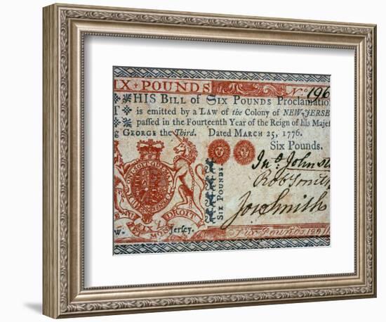 Colonial Currency, 1776-null-Framed Photographic Print