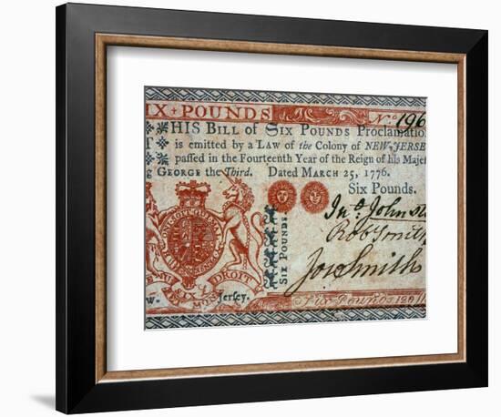 Colonial Currency, 1776-null-Framed Photographic Print