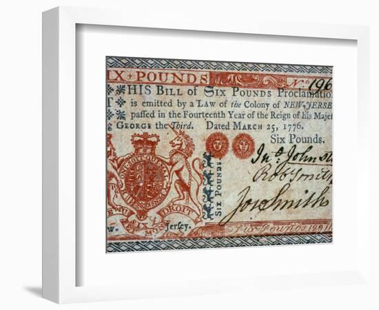 Colonial Currency, 1776-null-Framed Photographic Print